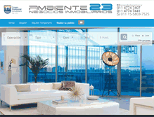 Tablet Screenshot of ambiente23.com.ar